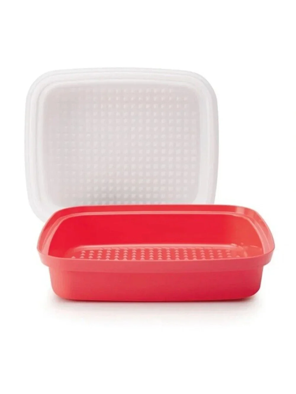 Tupperware Season Serve Container Marinating Leak Proof Air Tight Meal Prep Red